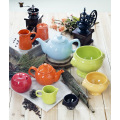 Homestyle Colorful Glaze Stoneware Creamer